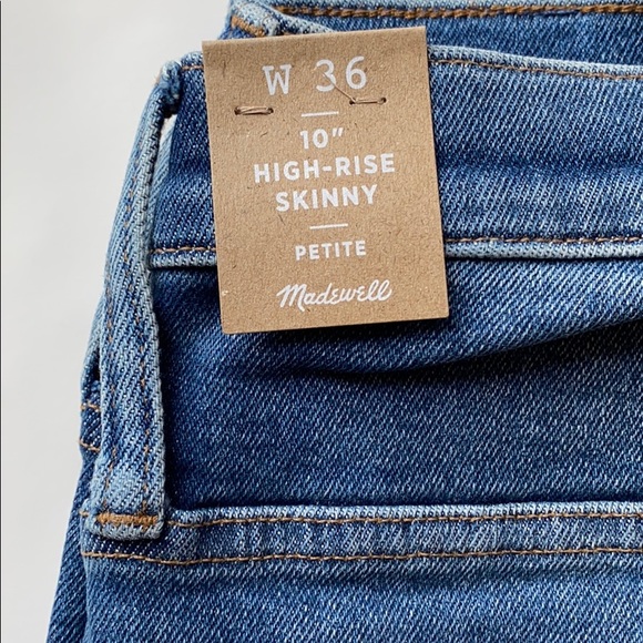 Madewell High-Rise Skinny Jeans, button -Front 36W - Picture 8 of 8